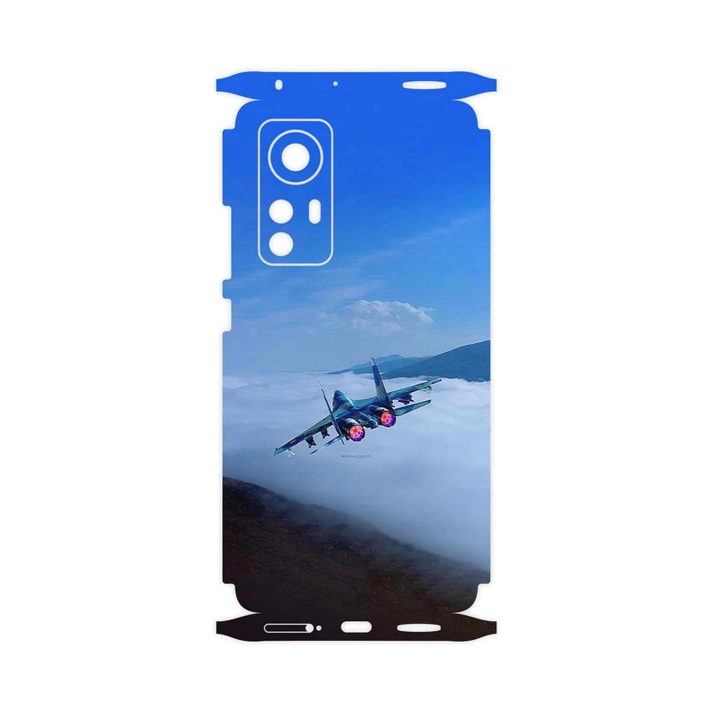 برچسب پوششی ماهوت مدل Fighter plane Su27-FullSkin مناسب برای گوشی موبایل شیائومی 12X