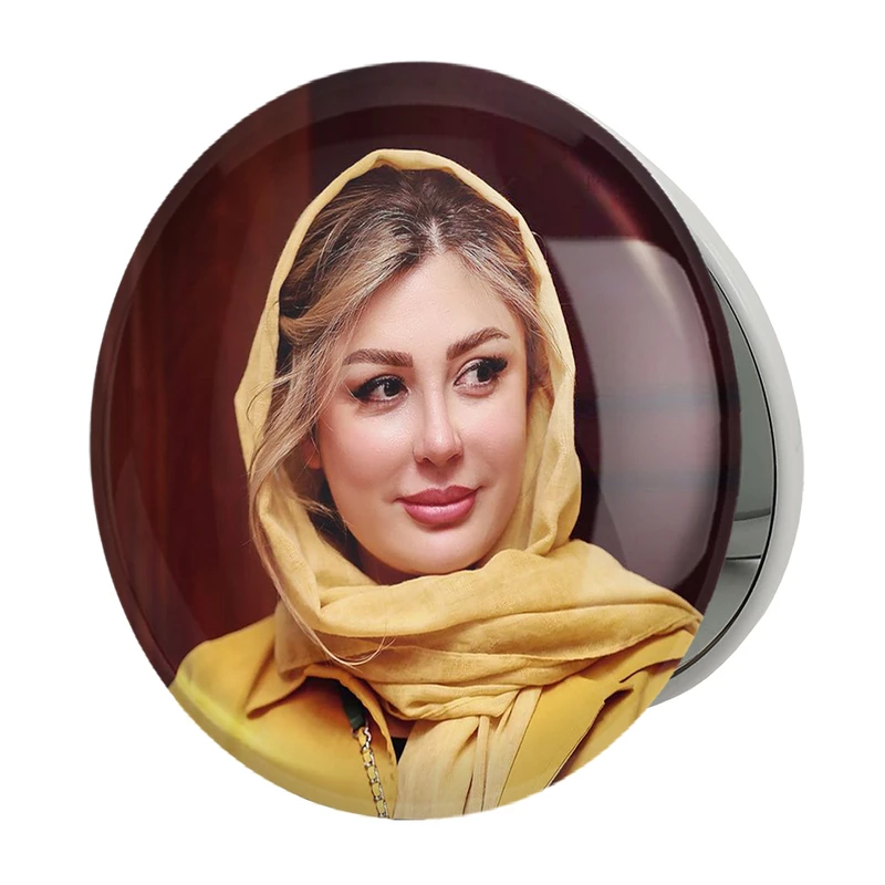 آینه جیبی خندالو طرح نیوشا ضیغمی مدل تاشو کد 6243 