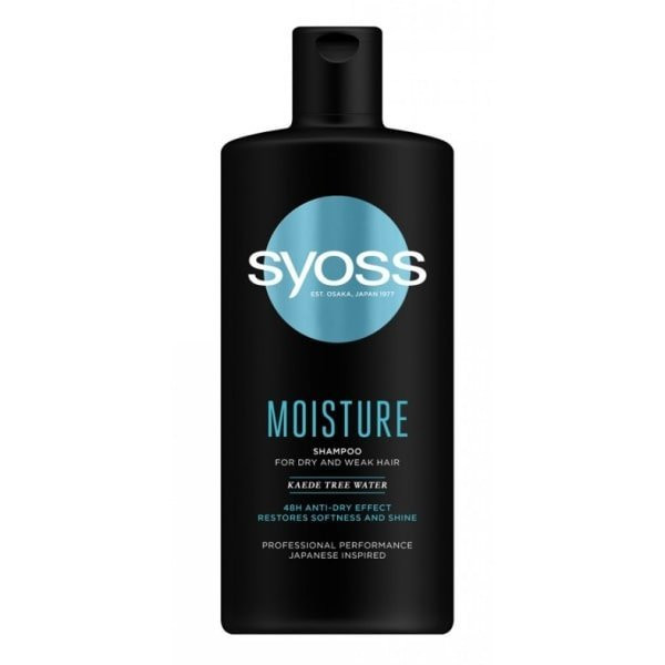 شامپو مو سایوس مدل moisture حجم 440 میلی لیتر