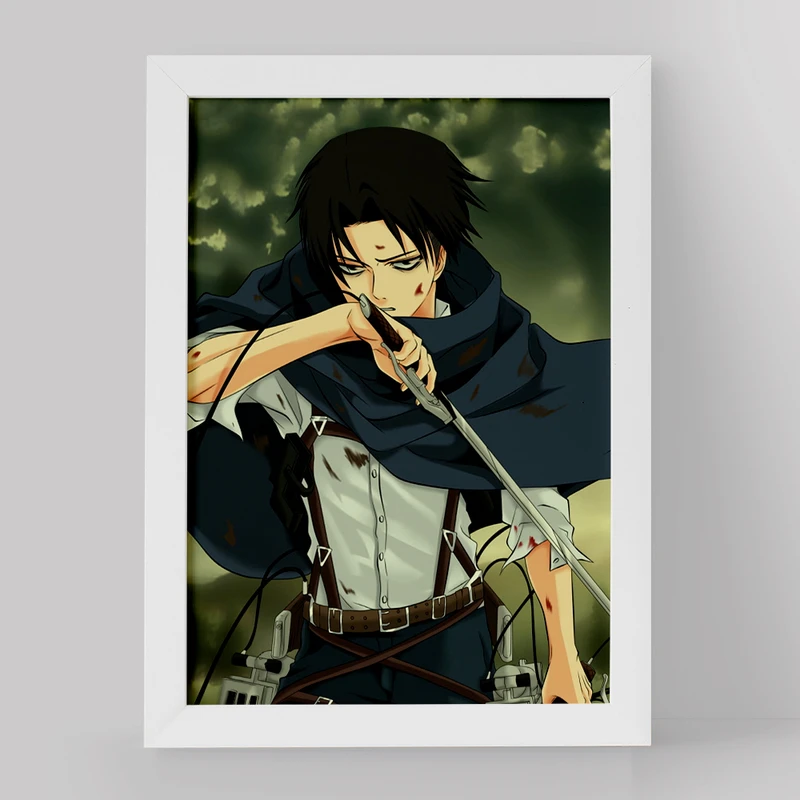 تابلو خندالو مدل لیوای آکرمن انیمه اتک آن تایتان کد 11025