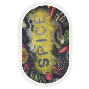 پادری طرح بیضی کد p44 سایز 50×80 سانتی متر