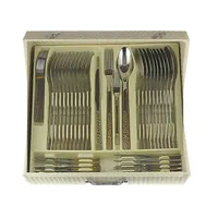 سرویس قاشق و چنگال 120 پارچه مدل دهانه اروپایی کد 18/10