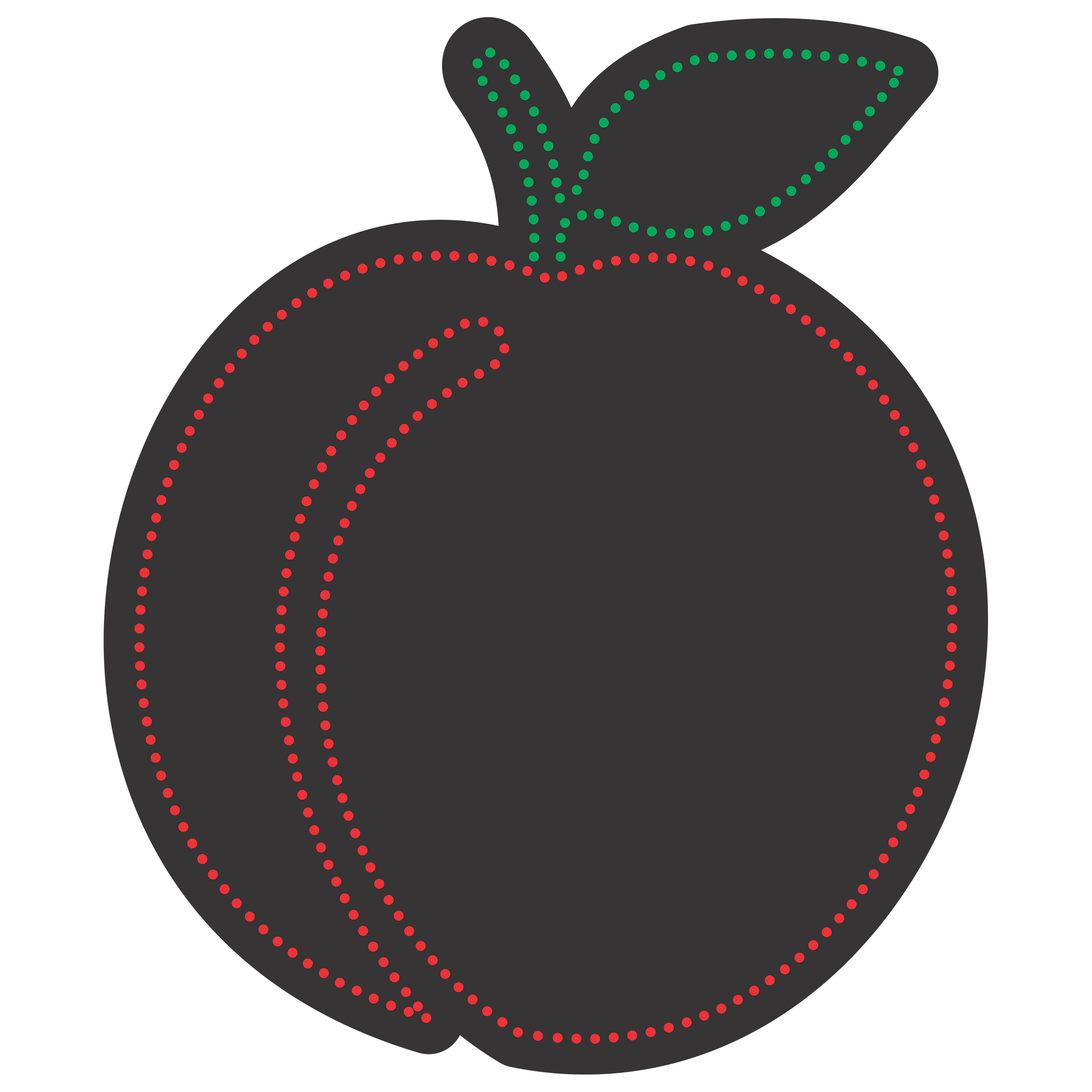 تابلو ال ای دی آیاز طرح میوه هلو کد 290