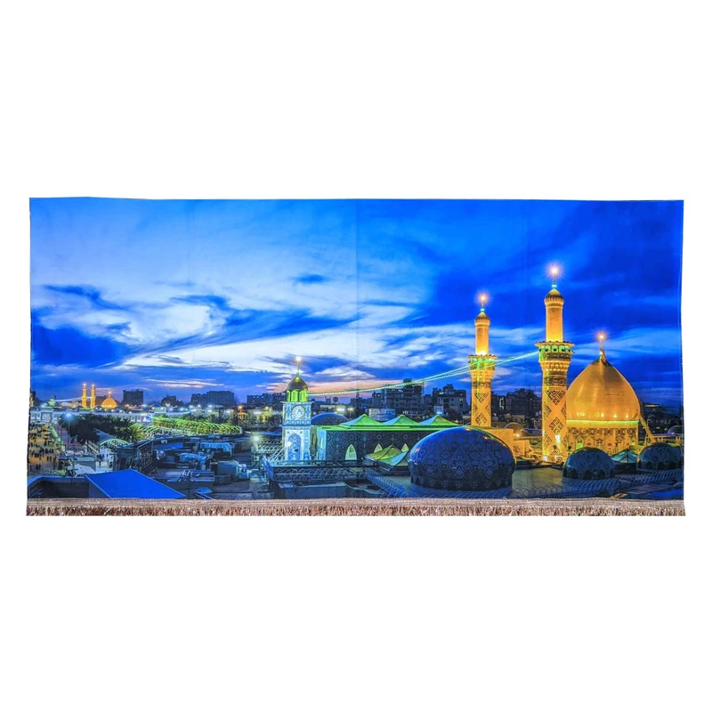 پرچم مدل محرم طرح حرم حضرت اباالفضل العباس علیه السلام