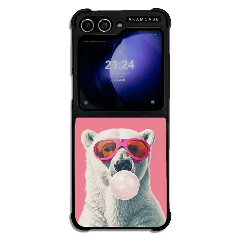 کاور آکام مدل AMC-WSGZFLIP5-ANIMALS1 مناسب برای گوشی موبایل سامسونگ Galaxy Z Flip 5
