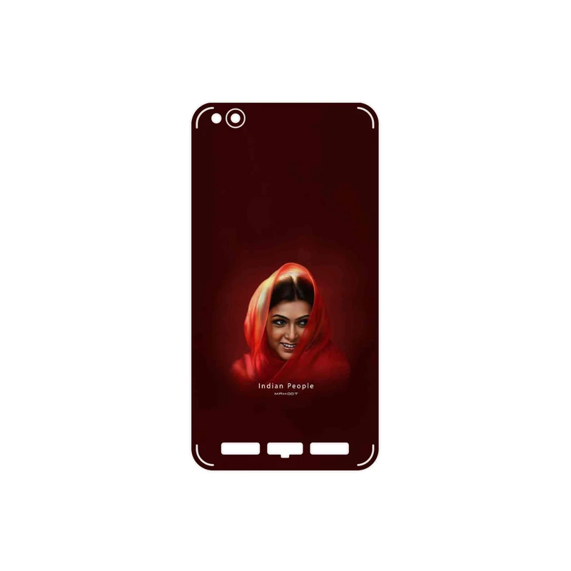 برچسب پوششی ماهوت مدل Portrait of an Indian Woman مناسب برای گوشی موبایل شیائومی Redmi 5A
