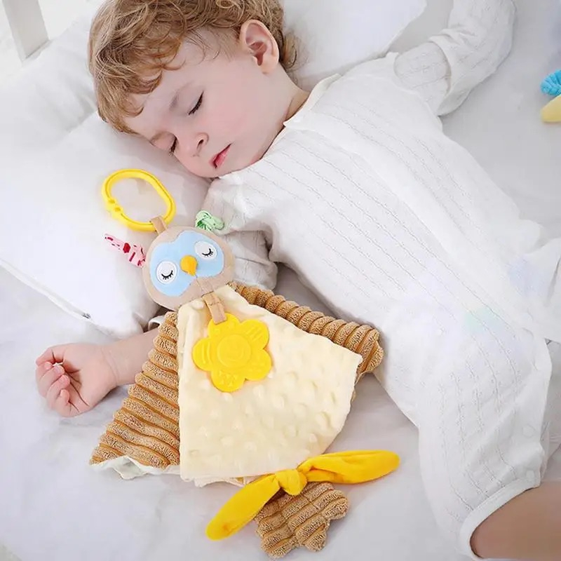 آویز کریر کودک مدل دستمال آرامش جغد