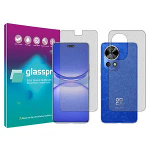 Glass Pro Resistant model matte screen protector suitable for Huawei Nova 12 Pro mobile phone along with the back protector