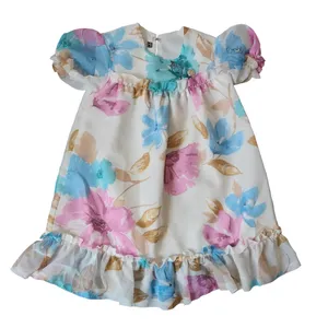 پیراهن دخترانه مدل گل بانو کد as2