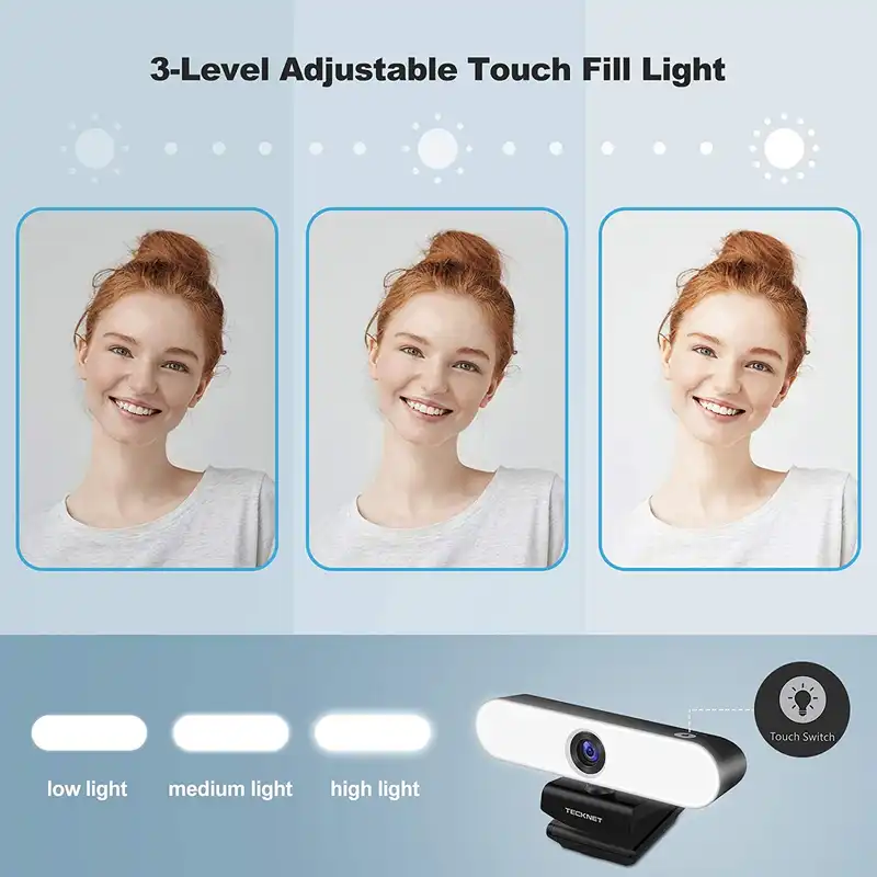 وب کم تیک نت مدل Conferencing with 3-Level Brightness