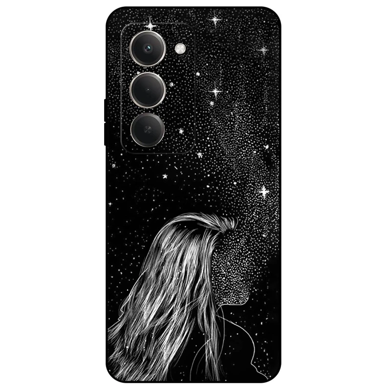 کاور مگافون طرح دخترانه مدل 8264 مناسب برای گوشی موبایل شیائومی Redmi 15 4G