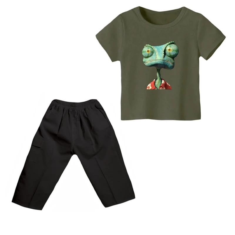 ست تی شرت و شلوارک پسرانه مدل