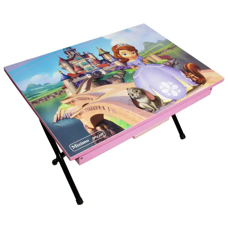 میز تحریر کودک میزیمو مدل طرح سوفیا کد 3405