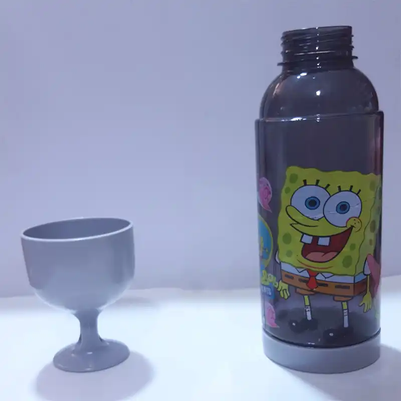 قمقمه کودک مدل باب اسفنجی گنجایش 0.5 لیتر