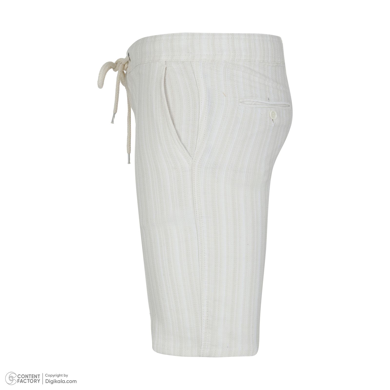 شلوارک مردانه پاتن جامه مدل لینن 119021030008122 - - 4