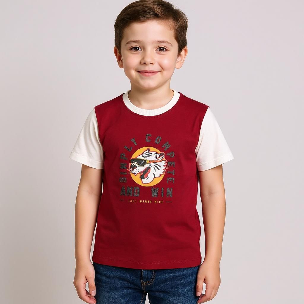 تی شرت آستین کوتاه پسرانه ایزی دو مدل 222270 -  - 1