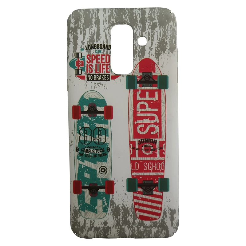     کاور مدل فانتزی کد 15-0 طرح اسکیت برد مناسب برای گوشی موبایل سامسونگ Galaxy A6 plus/ J8 2018