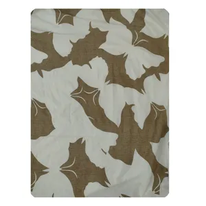 ملحفه پانیذ پود مدل پروانه کد A113 دو نفره سایز 235x235 سانتی متر