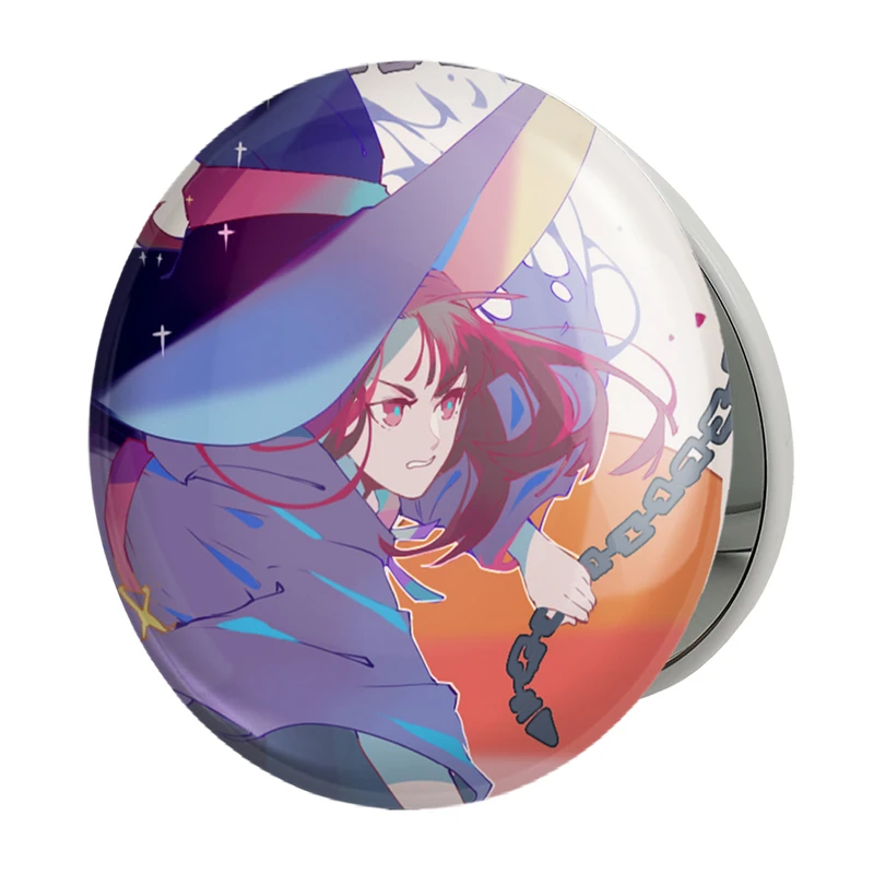 آینه جیبی خندالو طرح اکو انیمه جادوگران کوچک Little Witch Academia مدل تاشو کد 22914 