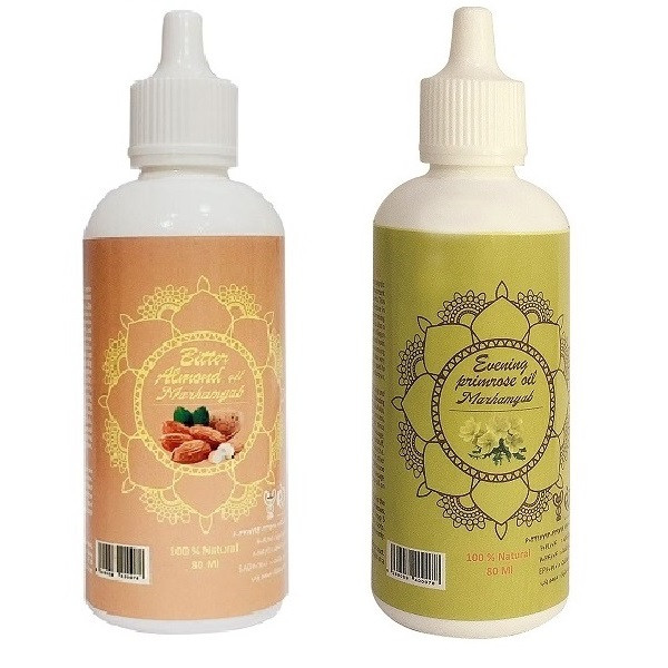 روغن تقویت کننده مو، مژه و ابرو مرهم یاب مدل گل مغربی و بادام تلخ حجم 80 میلی لیتر مجموعه 2 عددی روغن تقویت کننده مو، مژه و ابرو مرهم یاب مدل گل مغربی و بادام تلخ حجم 80 میلی لیتر مجموعه 2 عددی