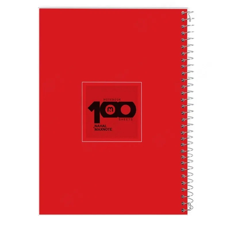 دفتر مشق 100 برگ نهال مکث نوت مدل تک رنگ