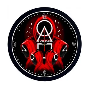 ساعت دیواری مدل سریال squid game کد s-589