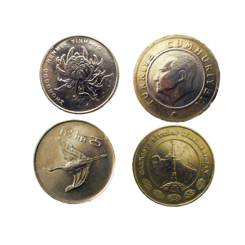 سکه تزئینی مدل AS-500 مجموعه 4 عددی
