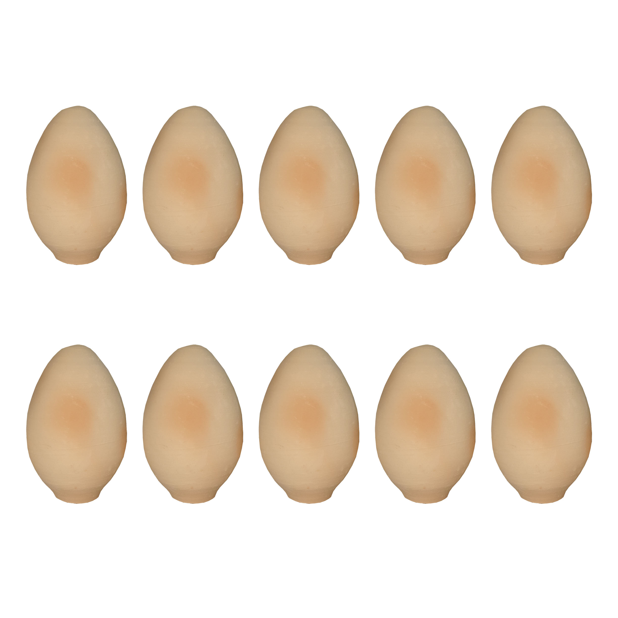 تخم مرغ سفالی خام کد 20 مجموعه 10 عددی