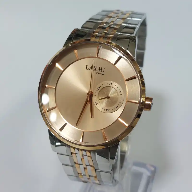 ست ساعت مچی عقربه ای زنانه و مردانه لاکسمی مدل l8549-2