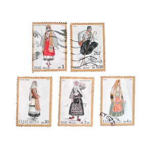 تمبر یادگاری مدل لباس محلی کد 667 مجموعه 5 عددی