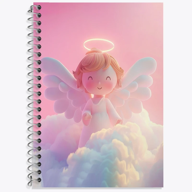 دفتر لغت 50 برگ خندالو طرح فرشته کوچولو کد N2239