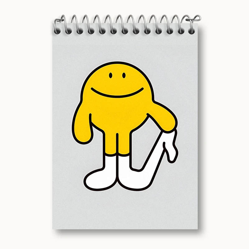 دفتر یادداشت 50 برگ خندالو طرح شکلک بامزه کد N2934