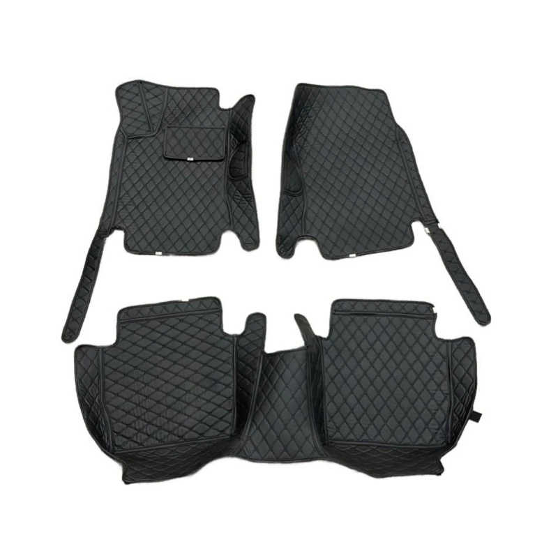 کفپوش جلو خودرو پنج‌بعدی مدل چرم گلدوزی مناسب برای رنو تالیسمان