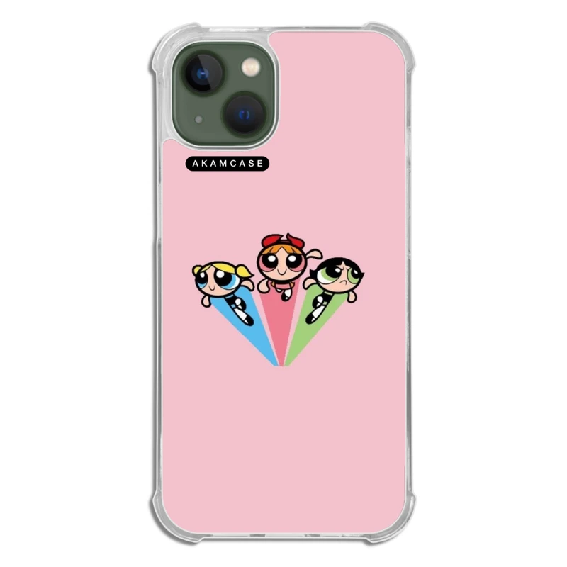 کاور آکام مدل AMCWTA13-POWER PUFF GIRLS10  مناسب برای گوشی موبایل اپل iPhone 13