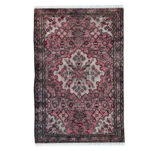 فرش قدیمی دستبافت یک و نیم متری مدل MG113