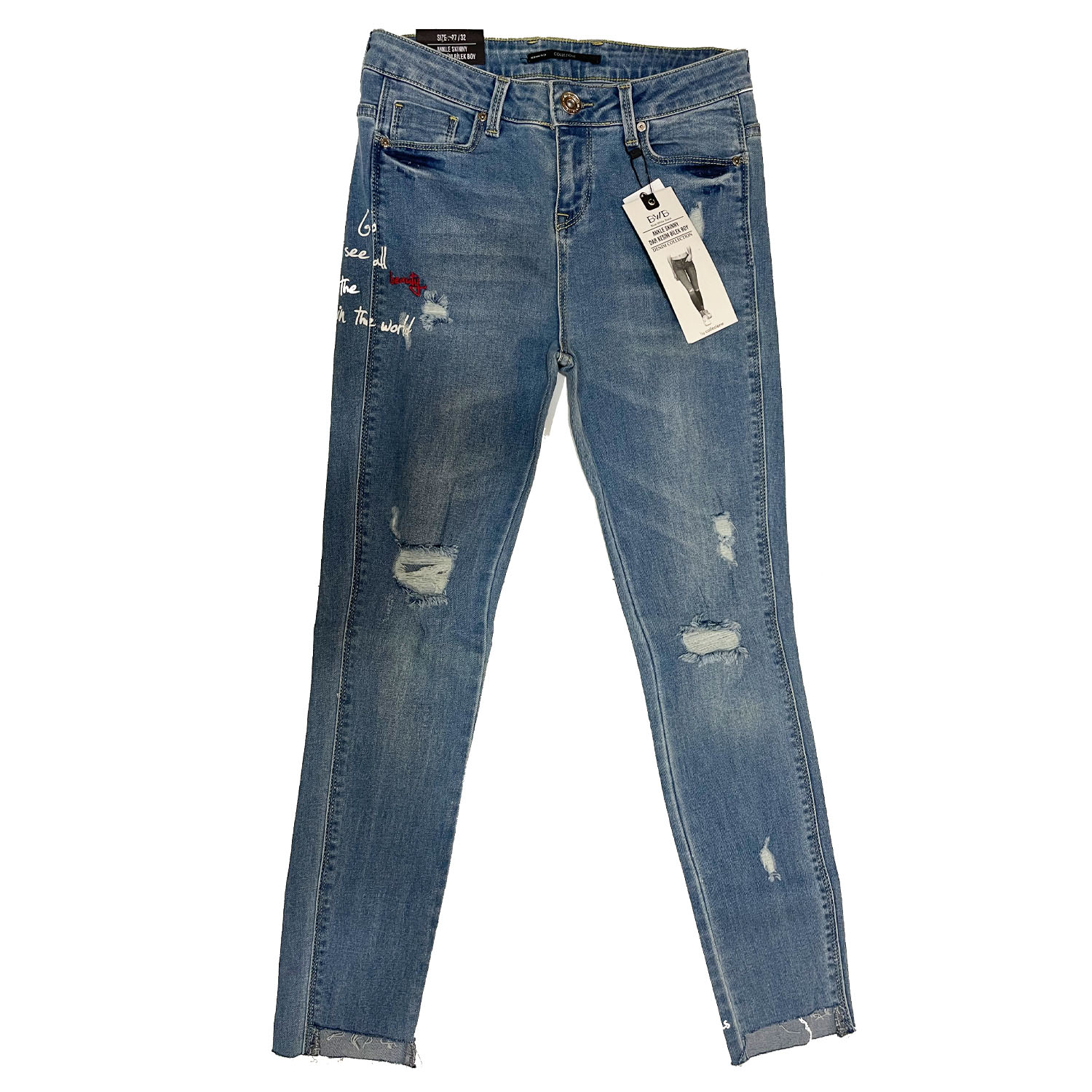 شلوار جین زنانه کولزیون مدل 0209333-21