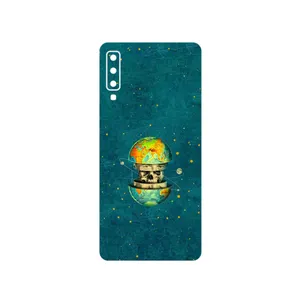 MAHOOT Collage of Earth Face Cover Sticker for Samsung Galaxy A7 2018