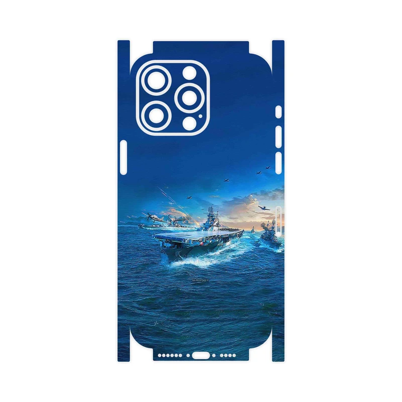 برچسب پوششی ماهوت مدل Warship-FullSkin مناسب برای گوشی موبایل اپل iPhone 15 Pro Max