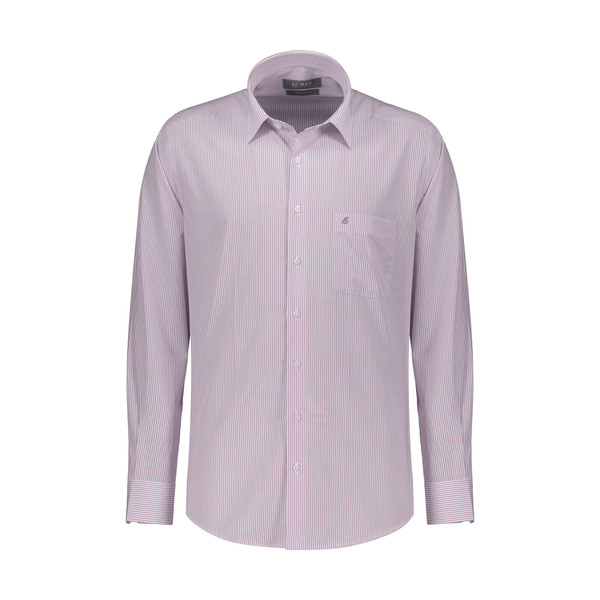 پیراهن آستین بلند مردانه ال سی من مدل 02181290-purple 082