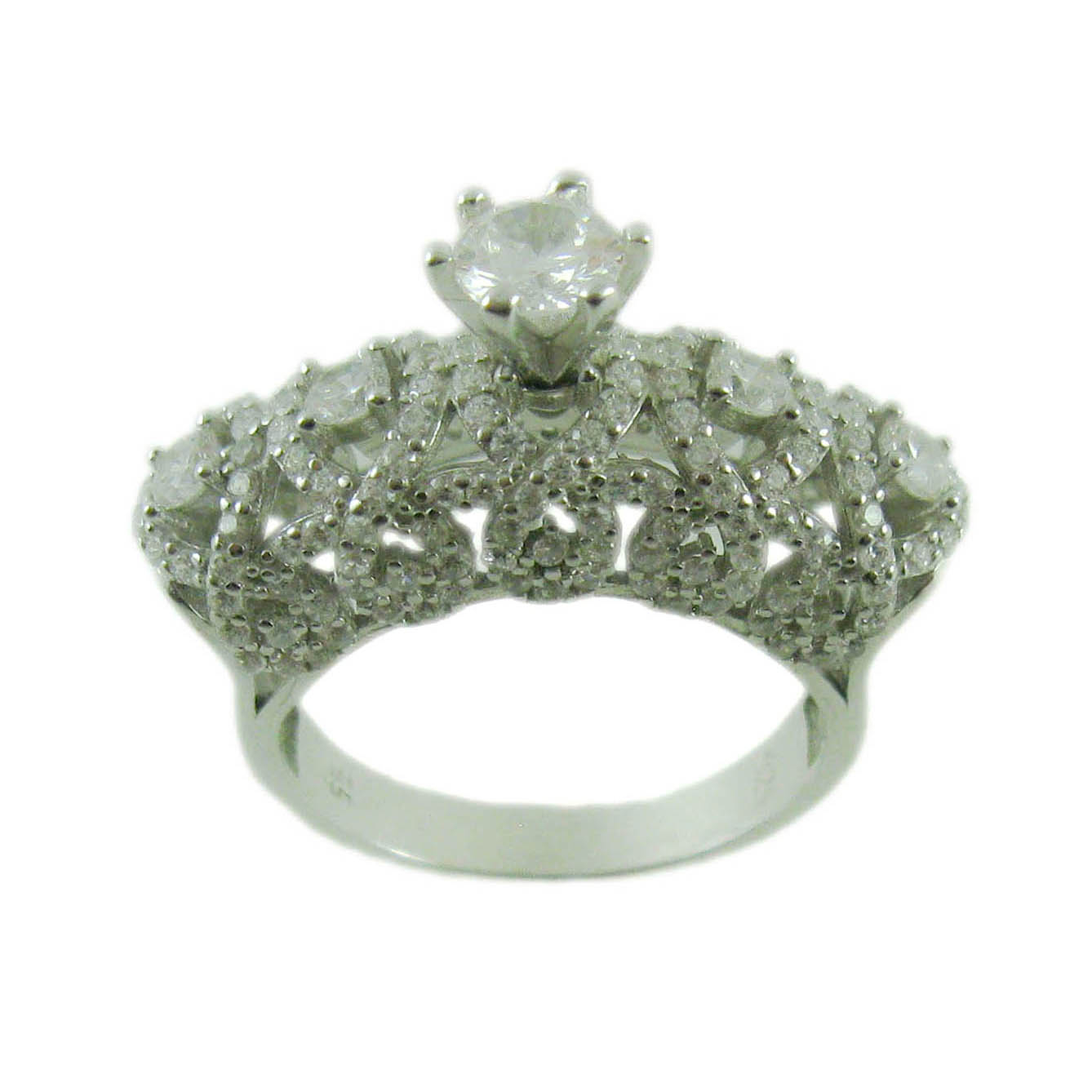 انگشتر نقره زنانه مدل EKN_R050