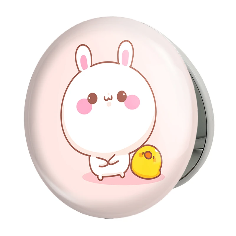 آینه جیبی خندالو طرح خرگوش بامزه مدل تاشو کد 29204