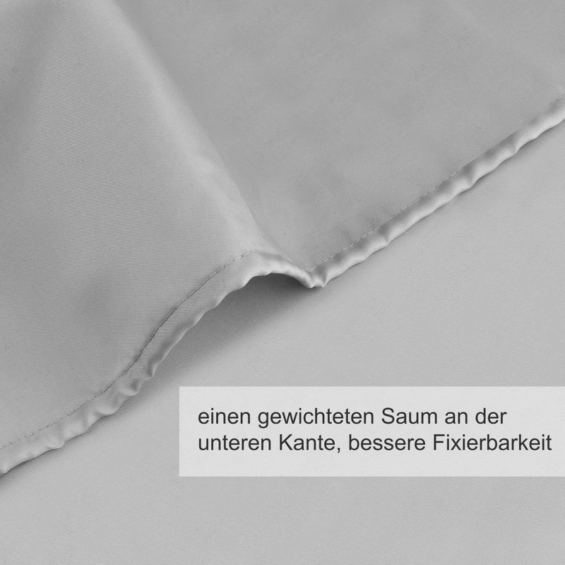 عکس شماره 5 : پرده حمام کلوفی مدل ‎sc-ps01 grau سایز 180x180 سانتی متر