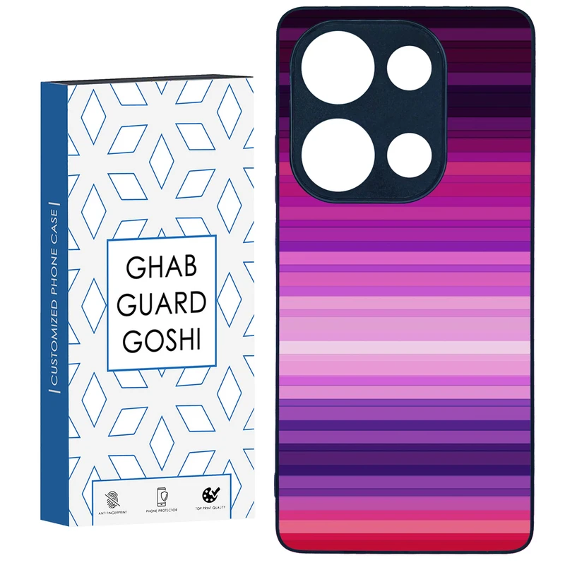 کاور قاب گارد گوشی طرح رنگی کد TPU-073 مناسب برای گوشی موبایل شیائومی Redmi Note 13 Pro 4G / Poco M6 Pro 4G