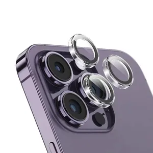 محافظ لنز دوربین گرین لاین مدل  Camera Lens مناسب برای گوشی موبایل اپل iphone 14Pro Max /14 Pro