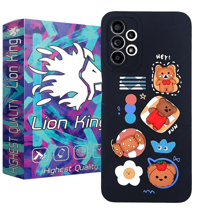 کاور لاین کینگ مدل Blackfantezi مناسب برای گوشی موبایل  سامسونگ Galaxy A13 4G