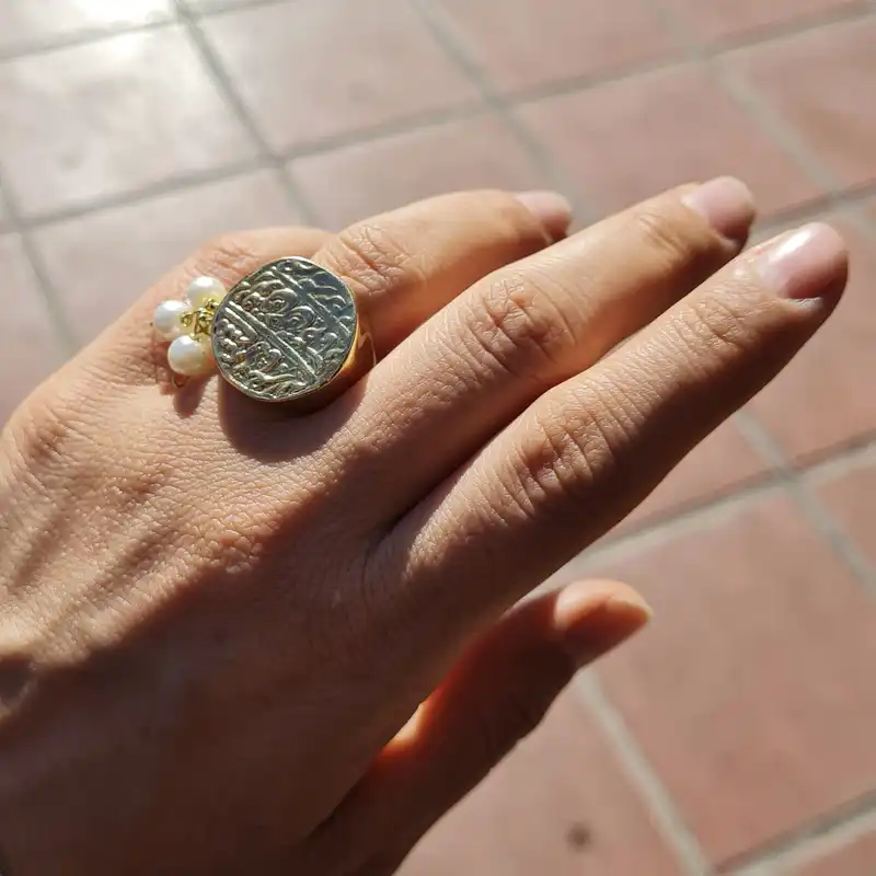 انگشتر مدل مرواریدی