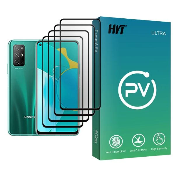 محافظ صفحه نمایش اچ وی تی مدل PV Glass MIX004 مناسب برای گوشی موبایل آنر 30S بسته چهار عددی