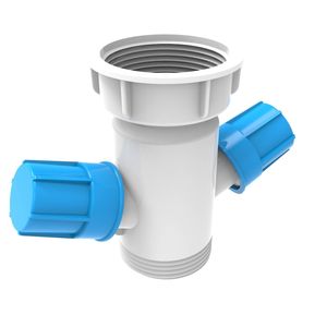 چهارراهی خروجی لباسشویی محک مدل کم جا کد 1105