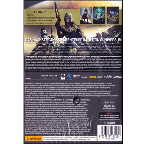 بازی Destiny The Taken King مخصوص Xbox 360 بازی Destiny The Taken King مخصوص Xbox 360