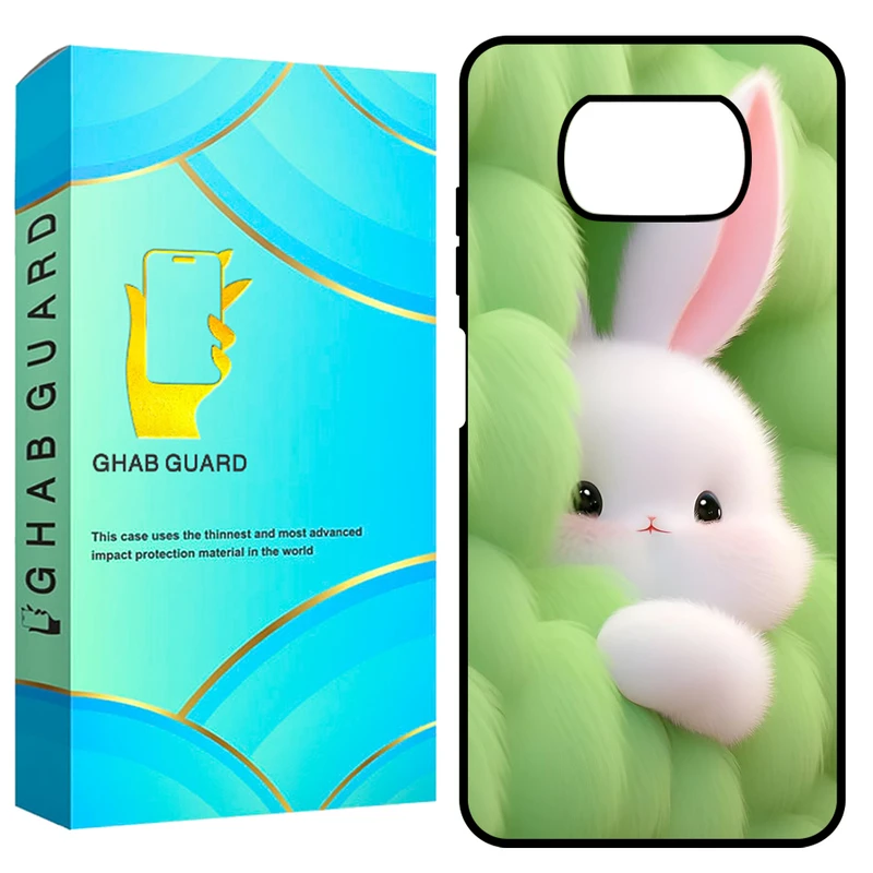 کاور قاب گارد طرح خرگوش مدل GCHPX3 مناسب برای گوشی موبایل شیائومی Poco X3 / X3 Pro